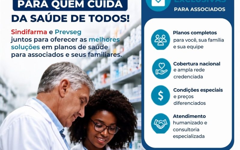 Mais saúde e cuidado para quem dedica a vida a cuidar da saúde de todos!
